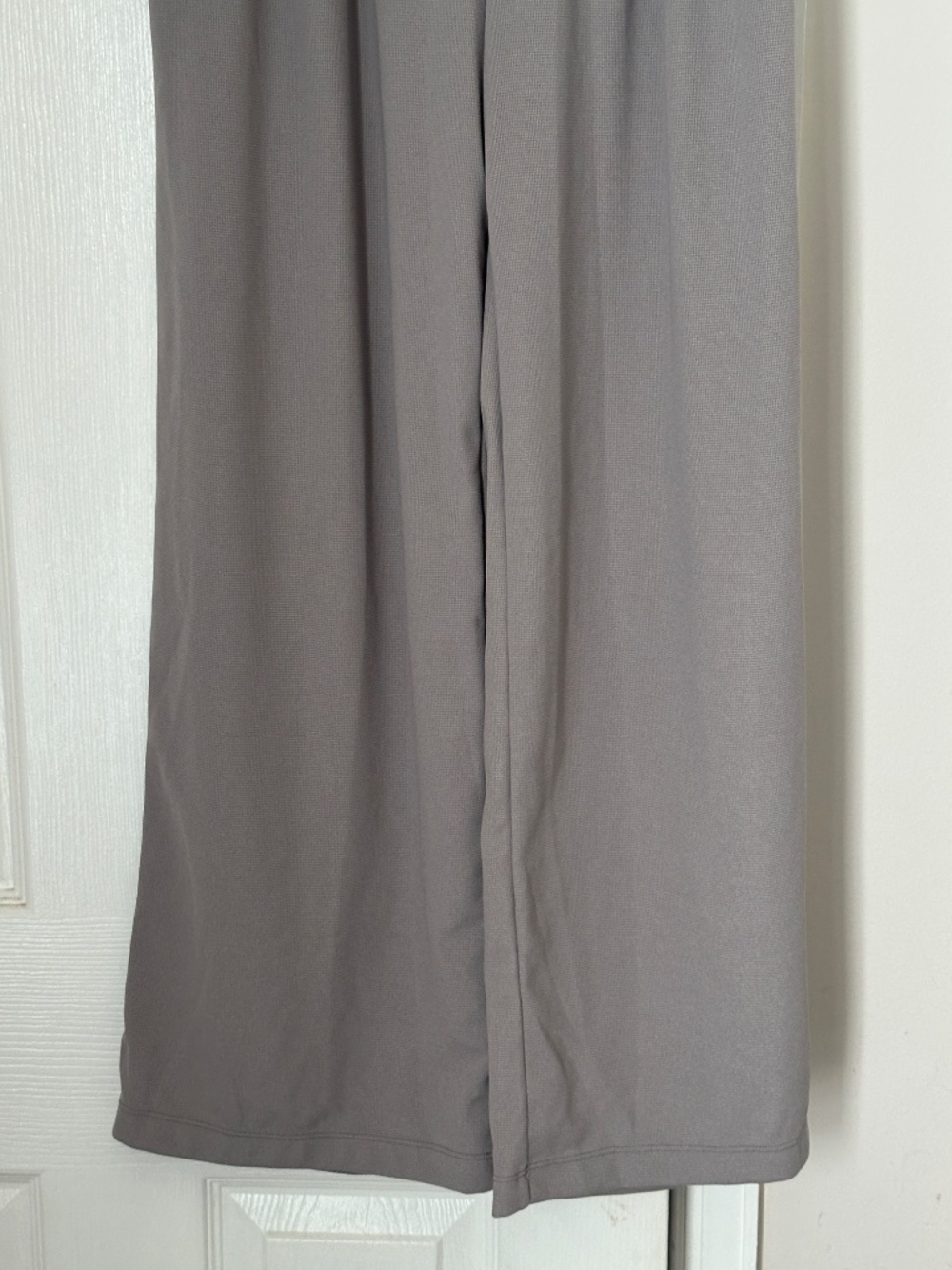 Halara High Waisted Wide Leg Waffle Work Pants Size Extra Small Grey Gray New - Picture 5 of 10